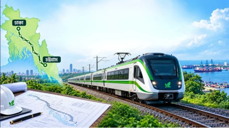 ঢাকা-চট্টগ্রাম রুটে ইলেকট্রিক ট্রেনের সম্ভাব্যতা জরিপ ও নকশা প্রণয়ন সম্পন্ন